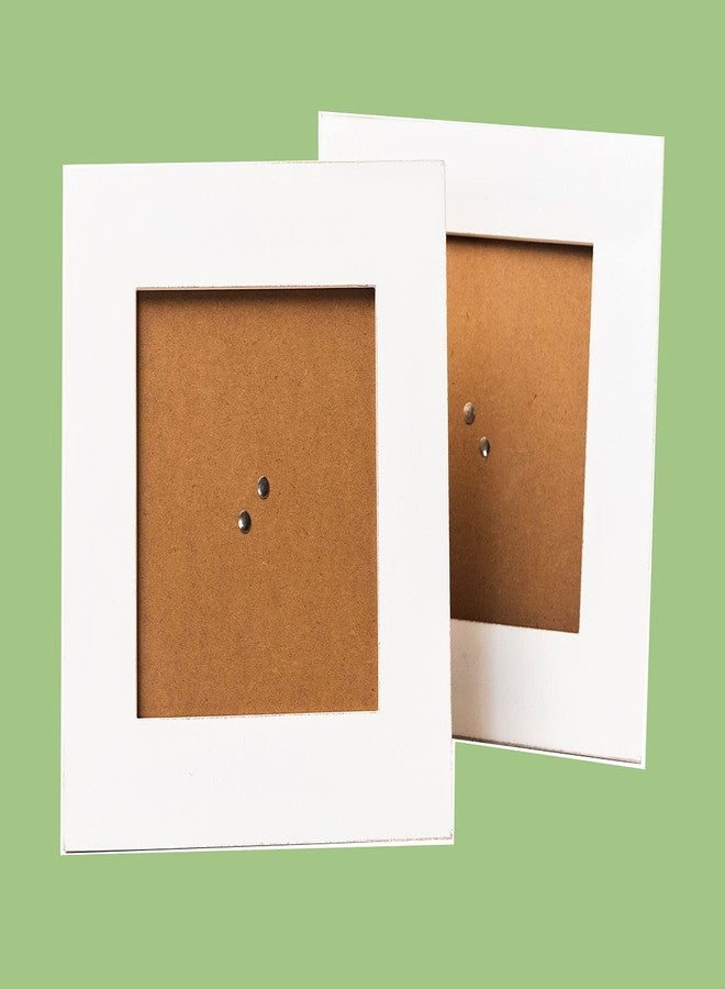 IVEI DIY MDF Photo Frames Craft with Primer - MDF Wood Tabletop Photo Frame - MDF Photo Frame - Set of 2 for Painting Wooden Sheet Craft, Decoupage, Resin Art Work & Decoration (Photo Size: 6in X 6in) - Image 5